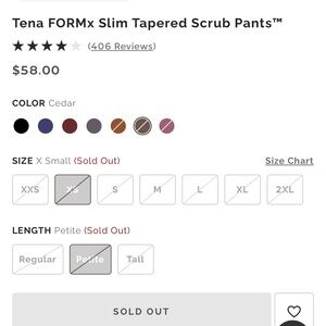 FIGS FORMx SCRUBS Cedar